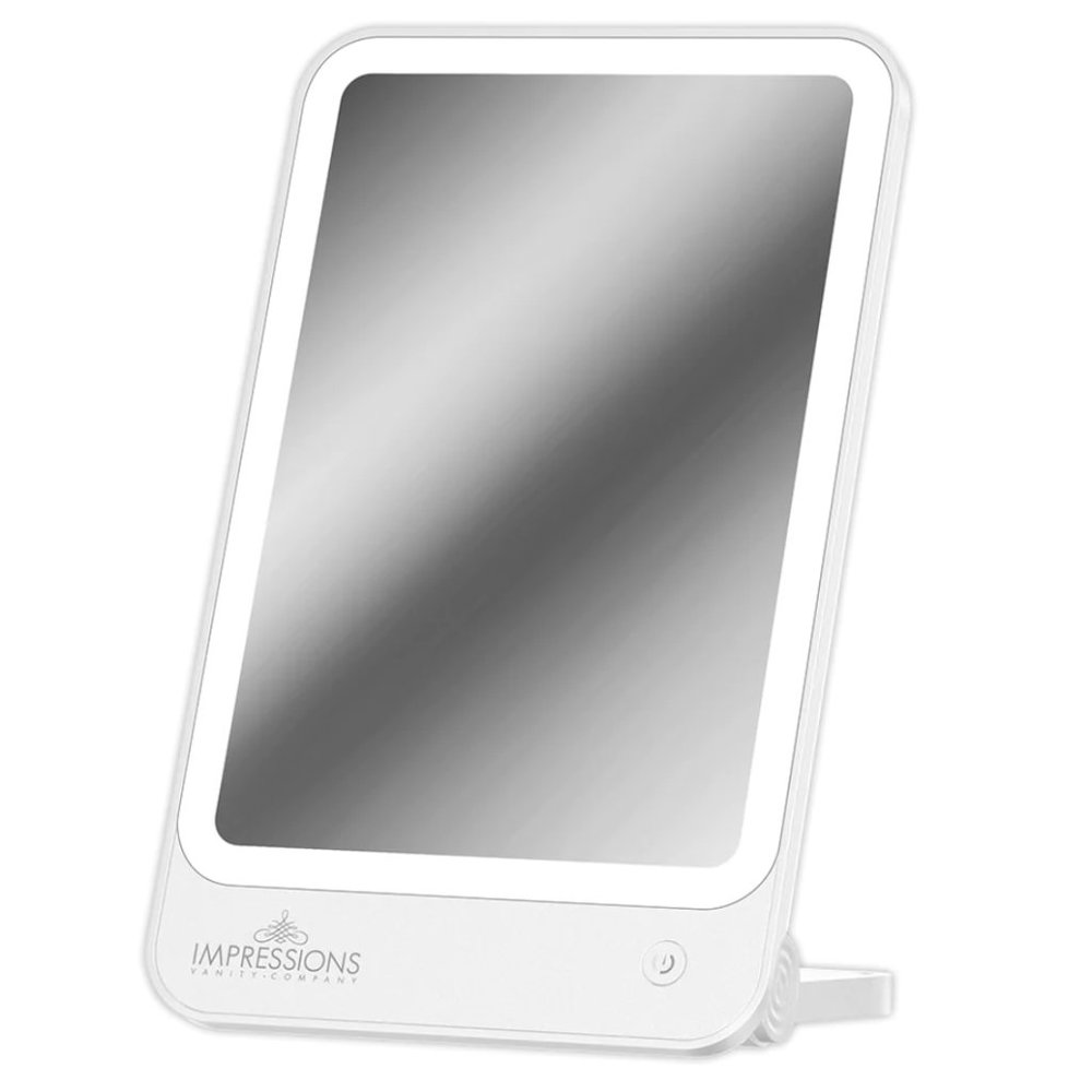 CHIC TRI-TONE LED MAKEUP MIRROR WITH STAND